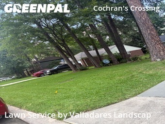 Lawn Mowingin The Woodlands,77381,Lawn Care by Valladares Landscap, work completed in Jun , 2026
