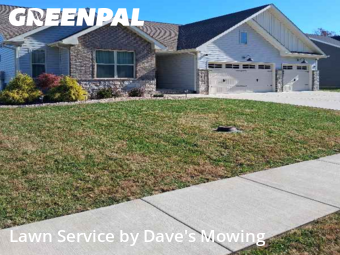 Lawn Upkeep in Troy, 62294, Lawn Maintenance by Dave's Mowing, work completed in Nov , 2025