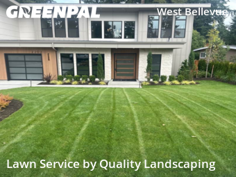 Lawn Mowing Servicein Bellevue,98004,Grass Cutting by Quality Landscaping, work completed in Dec , 2025