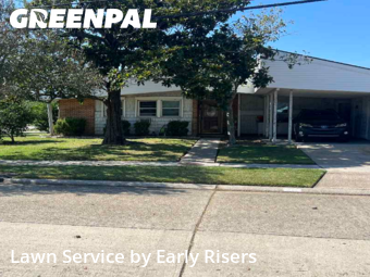 Yard Mowing in Metairie, 70003, Weed Trimming by Early Risers, work completed in Nov , 2025