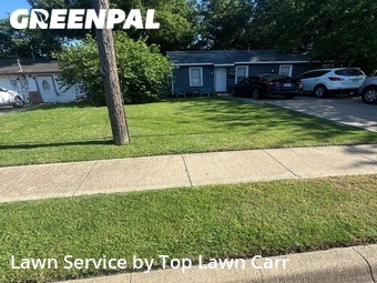 Yard Mowingin Grand Prairie,75051,Lawn Mow by Top Lawn Carr, work completed in Jul , 2026