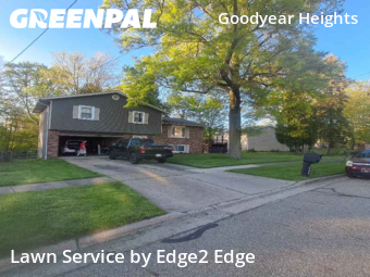 Front Yard Mowing in Tallmadge, 44278, Yard Mowing by Edge2 Edge, work completed in Nov , 2025