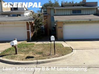Lawn Care Servicein Richardson,75081,Grass Cutting by B & M Landscaping, work completed in Dec , 2025