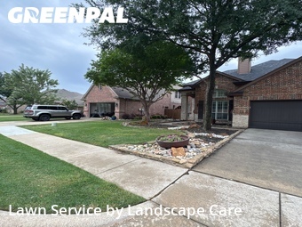 Yard Mowingin Keller,76248,Lawn Maintenance by Landscape Care, work completed in Jun , 2026