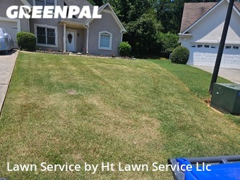 Grass Cuttingin Johns Creek,30097,Lawn Maintenance by Ht Lawn Service Llc, work completed in Dec , 2025