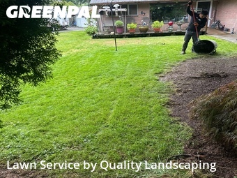 Lawn mowed in Lynnwood, 98036