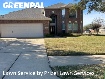 Yard Cuttingin Pearland,77584,Lawn Service by Prizel Lawn Services, work completed in Feb , 2026