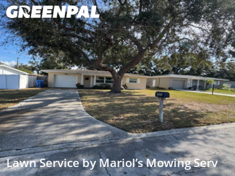 Lawn Mowing Servicein Largo,33774,Lawn Service by Mariol’s Mowing Serv, work completed in Jan , 2026