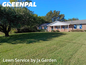 Grass Services in Nolensville, 37135, Front Yard Mowing by Jx Garden, work completed in Dec , 2025