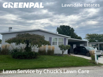 Lawn Cutin Saginaw,48603,Lawn Mowing by Chuck’s Lawn Care , work completed in Oct , 2025