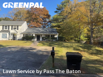 Lawn Mowing in Woodstock, 30188, Backyard Mowing by Pass The Baton, work completed in Nov , 2025