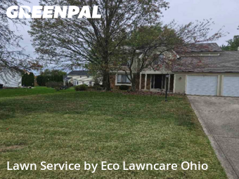 Weed Trimming in Pickerington, 43147, Lawn Care by Eco Lawncare Ohio, work completed in Nov , 2025