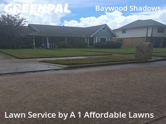 Lawn Carein Pasadena,77505,Lawn Service by A 1 Affordable Lawns, work completed in Dec , 2025