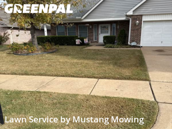 Grass Care in Broken Arrow, 74012, Yard Upkeep by Mustang Mowing, work completed in Nov , 2025