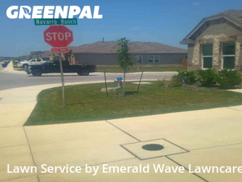 Grass Cuttingin Seguin,78155,Lawn Cut by Emerald Wave Lawncare, work completed in Dec , 2025
