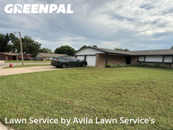 Lawn Cutin Edmond,73003,Lawn Maintenance by Avila Lawn Service’s, work completed in Dec , 2025