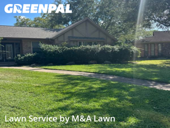Grass Cuttingin League City,77573,Lawn Service by M&A Lawn, work completed in Dec , 2025