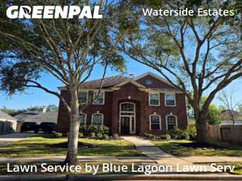 Front Yard Mowing in Richmond, 77406, Yard Upkeep by Blue Lagoon Lawn Serv, work completed in Dec , 2025