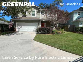 Grass Cuttingin Jacksonville Beach,32250,Yard Mowing by Pure Electric Landsc, work completed in Dec , 2025
