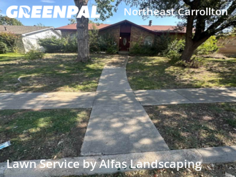 Yard Care in Carrollton, 75007, Property Maintenance by Alfas Landscaping, work completed in Oct , 2025