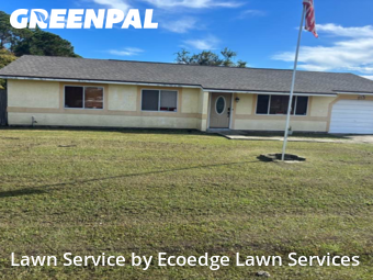 Grass Care in Palm Bay, 32907, Garden Trimming by Ecoedge Lawn Services, work completed in Dec , 2025