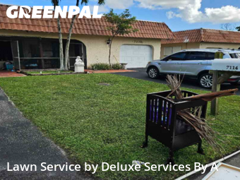 Yard Upkeep in Tamarac, 33321, Yard Cutting by Deluxe Services By A, work completed in Nov , 2025