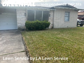 Lawn Maintenancein Houston,77022,Grass Cut by J.A Lawn Service, work completed in Feb , 2026