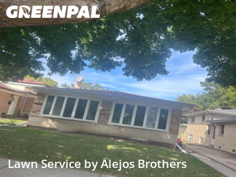 Yard Cuttingin Skokie,60076,Lawn Mow by Alejos Brothers, work completed in Nov , 2025