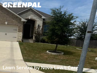 Lawn Work in Round Rock, 78665, Front Yard Mowing by Nova Lawn Care , work completed in Nov , 2025
