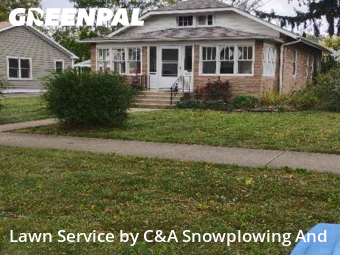 Lawn Cutin Des Plaines,60016,Grass Cut by C&A Snowplowing And , work completed in Jun , 2026