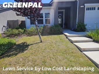 Lawn mowing work completed in Madera, CA