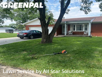 Yard Mowingin Granite City,62040,Lawn Cut by All Star Solutions, work completed in Feb , 2026