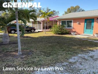 Lawn mowed in Englewood, 34223