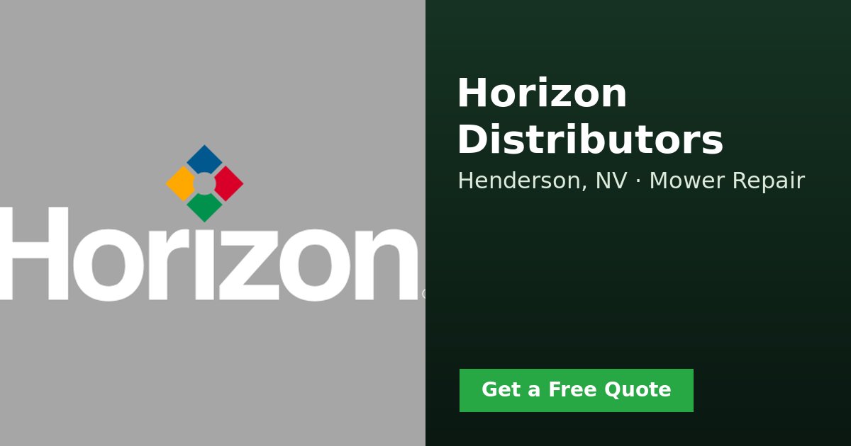 Horizon Distributors - Mower Repair Henderson, NV | GreenPal