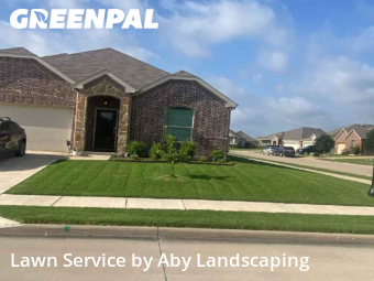 Front Yard Mowing in Princeton, 75407, Turf Services by Aby Landscaping, work completed in Aug , 2025