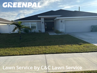 Yard Services in Cocoa, 32926, Front Yard Mowing by C&C Lawn Service, work completed in Dec , 2025