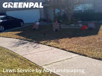 Yard Mowingin Wylie,75098,Lawn Care by Aby Landscaping, work completed in Dec , 2025