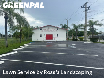 Lawn Cutting in West Palm Beach, 33407, Landscaping Maintenance by Rosa's Landscaping , work completed in Nov , 2025