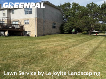 Front Yard Mowing in Lockport, 60441, Front Yard Mowing by La Joyita Landscaping, work completed in Aug , 2025