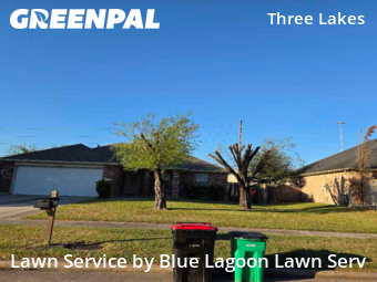 Yard Mowingin Tomball,77375,Lawn Cut by Blue Lagoon Lawn Serv, work completed in Jan , 2026