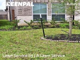 Lawn Mowingin Atascocita,77346,Lawn Mow by J.A Lawn Service, work completed in Jan , 2026