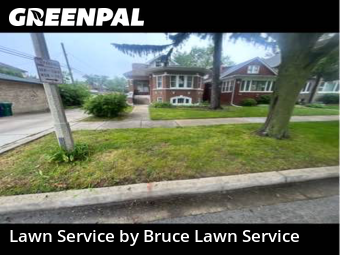 Yard Cuttingin Oak Park,60302,Lawn Mowing by Bruce Lawn Service, work completed in Dec , 2025