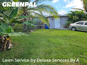 Backyard Mowing in Margate, 33063, Weekly Mowing by Deluxe Services By A, work completed in Dec , 2025