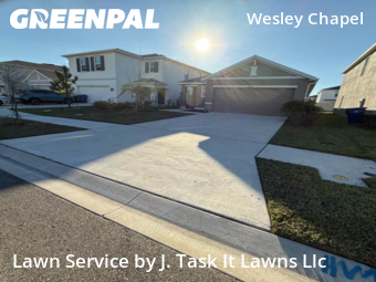 Lawn Cutin Wesley Chapel,33545,Yard Mowing by J. Task It Lawns Llc, work completed in Jan , 2026