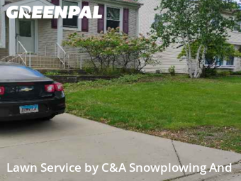 Lawn Cutting in Vernon Hills, 60061, Property Maintenance by C&A Snowplowing And , work completed in Nov , 2025