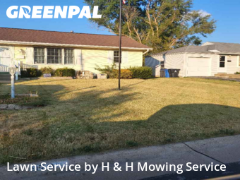 Lawn Cutin Florissant,63031,Lawn Maintenance by H & H Mowing Service, work completed in Dec , 2025
