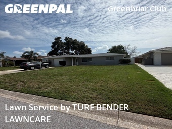 Lawn Servicein Clearwater,33763,Lawn Care Service by TURF BENDER LAWNCARE, work completed in Jul , 2026