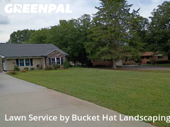 Lawn Mowin Kannapolis,28083,Lawn Care by Bucket Hat Landscaping, work completed in Nov , 2025