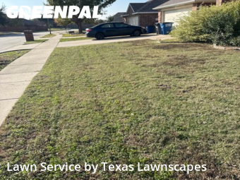 Lawn Servicein Wylie,75098,Lawn Care by Texas Lawnscapes, work completed in Dec , 2025