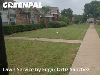 Lawn Servicein Garland,75040,Lawn Service by Edgar Ortiz Sanchez, work completed in Jun , 2026